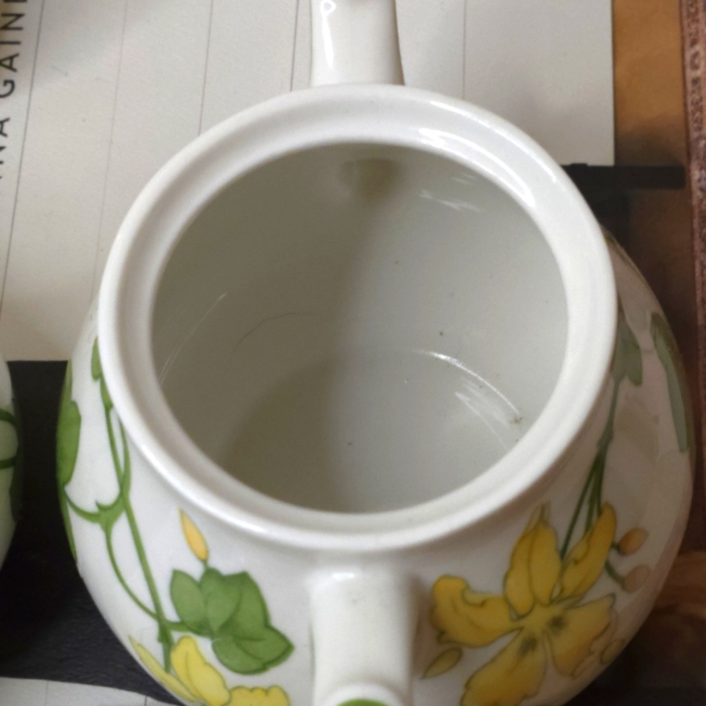 Floral Teapot and Creamer Set - Picture 9 of 16